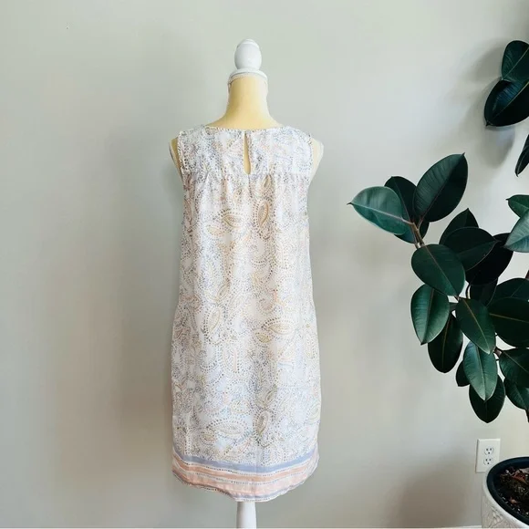 Rachel Ashwell Paisley Print Linen Pocket Dress Large - Picture 5 of 6